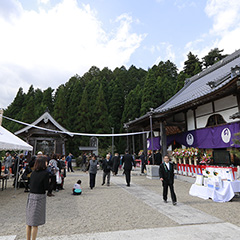 写真：晋山式