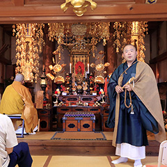 写真：観音様の夏祈祷