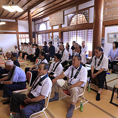 写真：観音様の夏祈祷