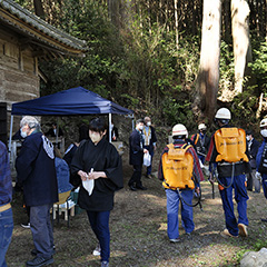 写真：2023採燈大護摩供