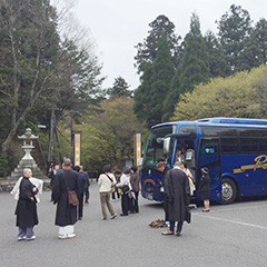 写真：比叡山　団体参拝